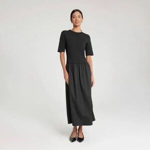 a new day Black Midi Dress
